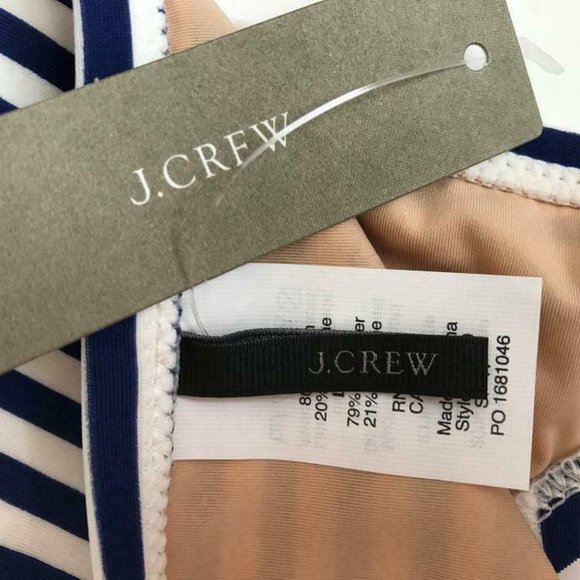 J.Crew $44 String Bikini Bottom in Stripe G2760 - Picture 3 of 3